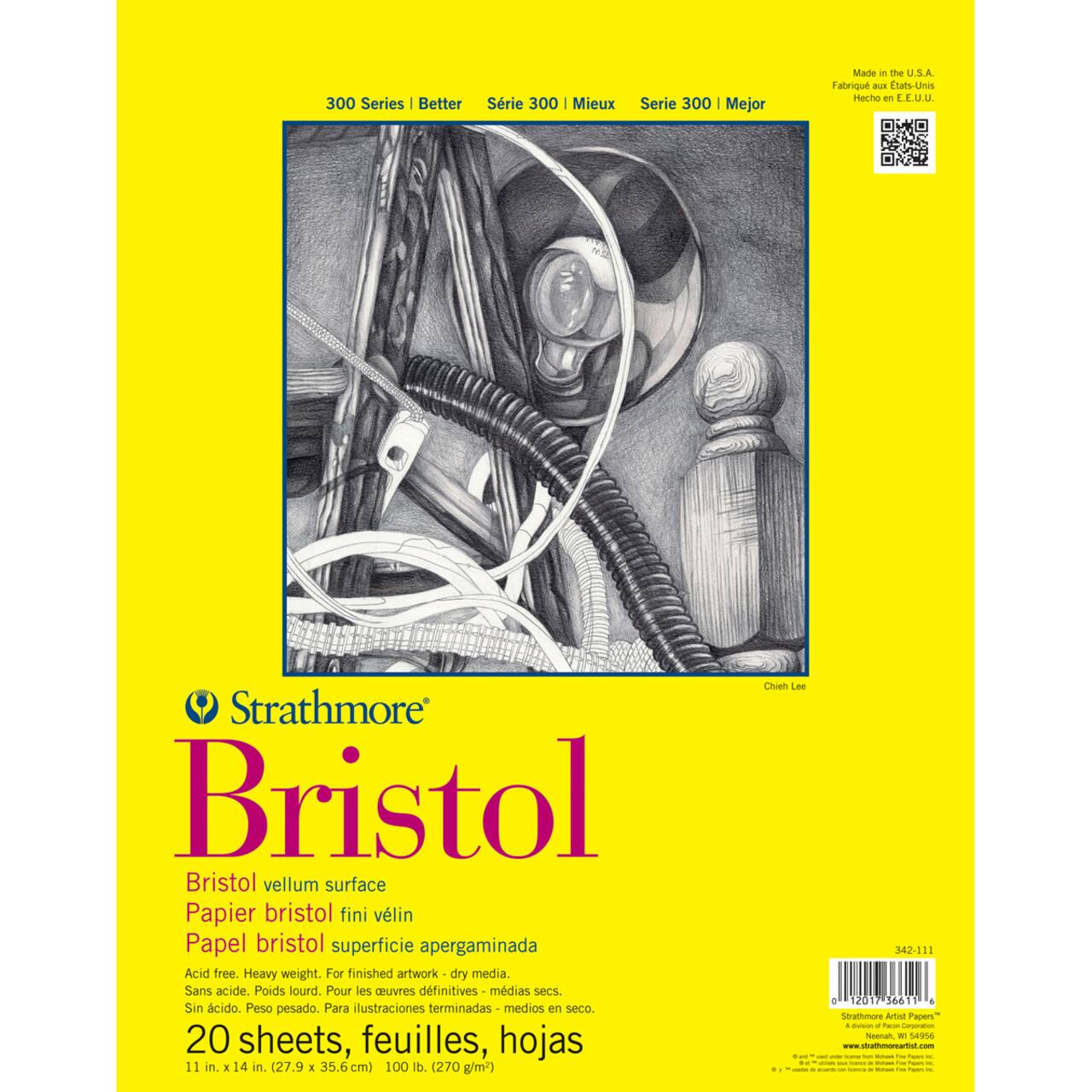 12 Pack: Strathmore® 300 Series Bristol Vellum Pad